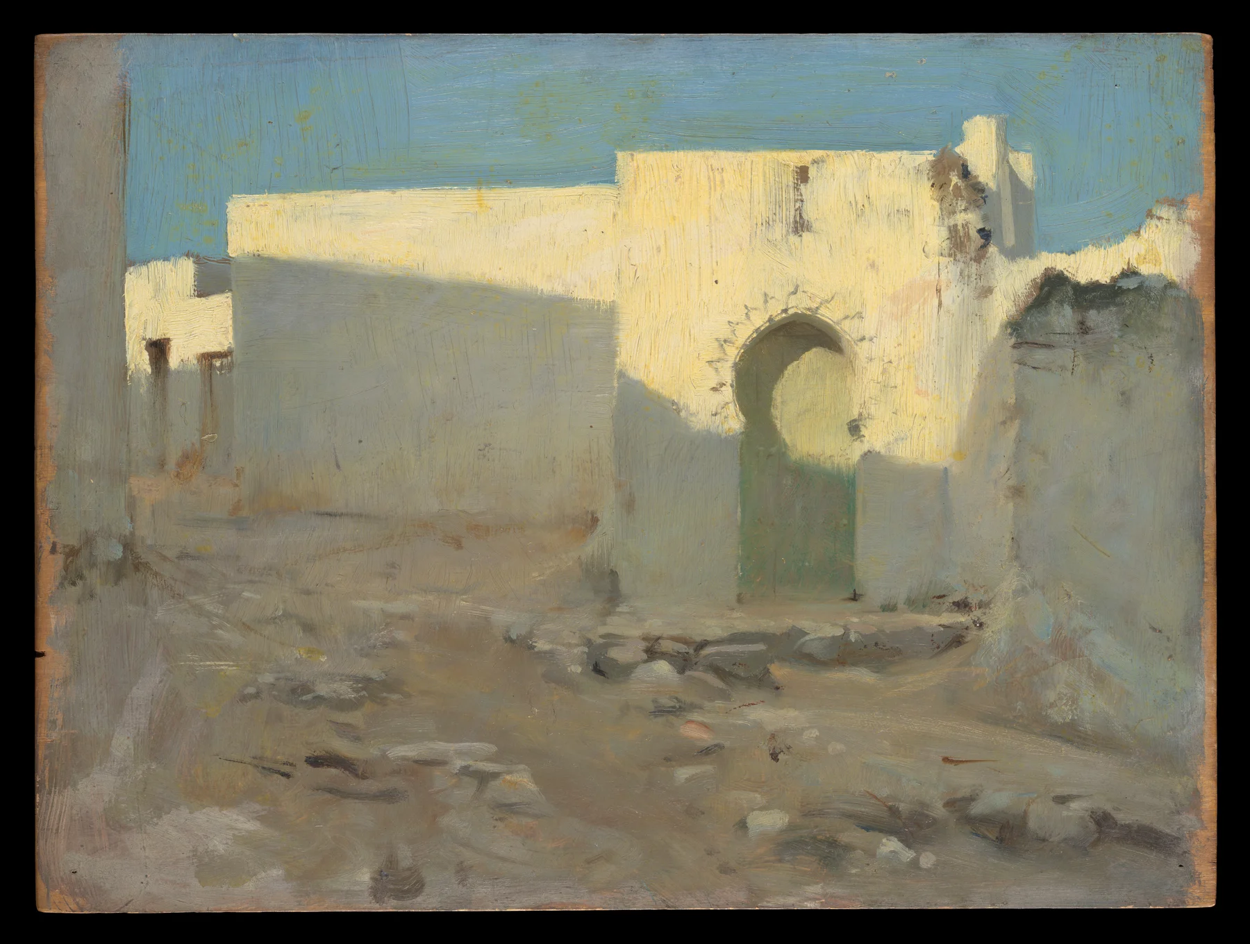 Historical image titled Moorish Buildings in Sunlight.