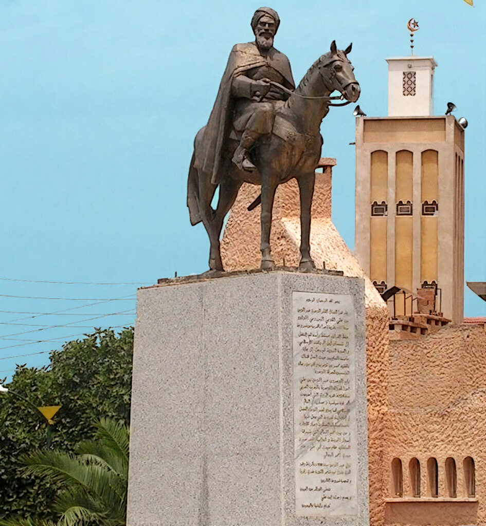Modern statue of Abd al-Mu'min in Nedroma, Algeria.