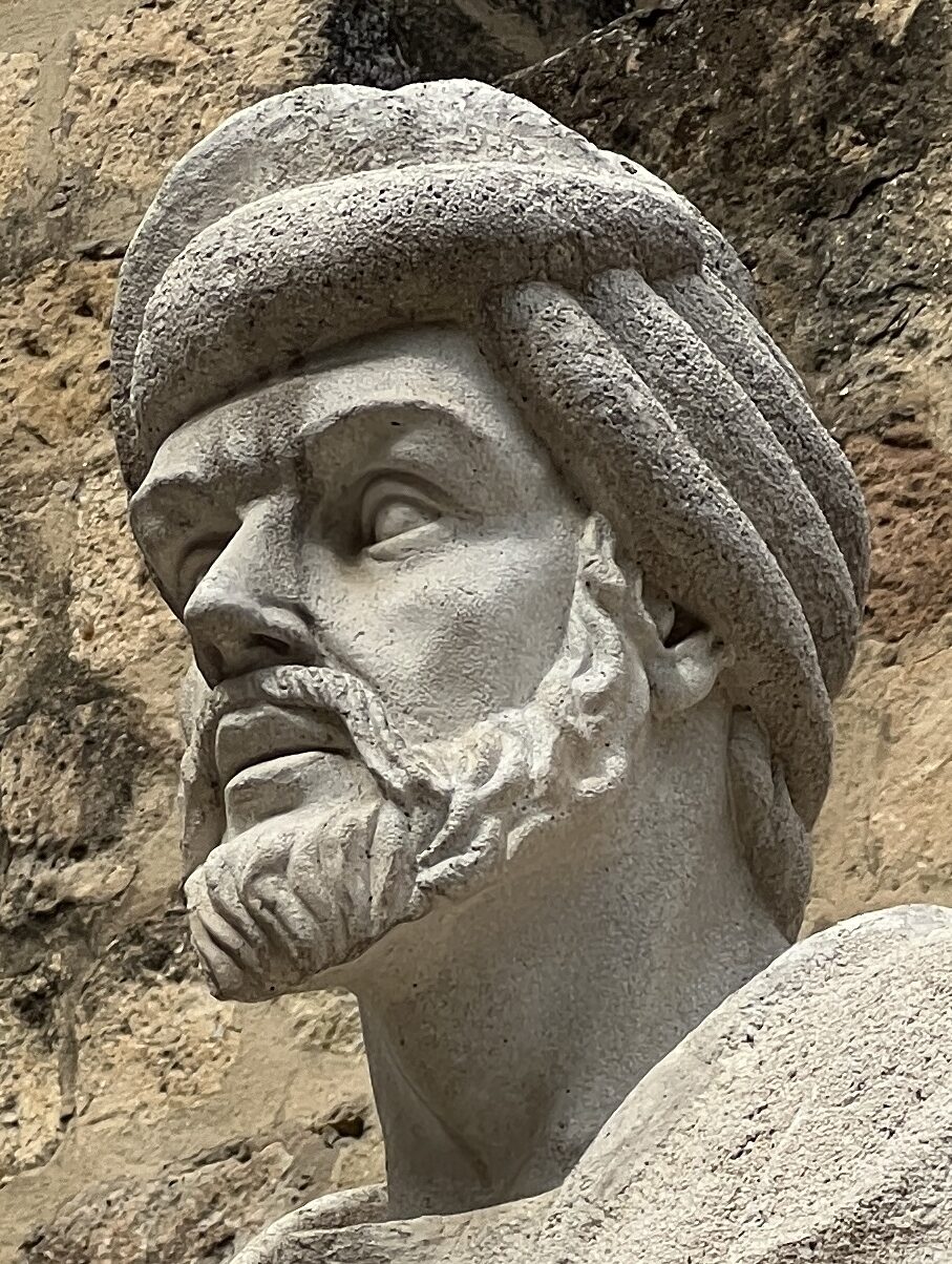 Statue of Ibn Rushd in Cordoba.