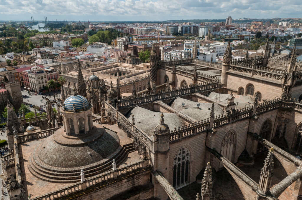 Panoramic view across Seville from the Giralda.