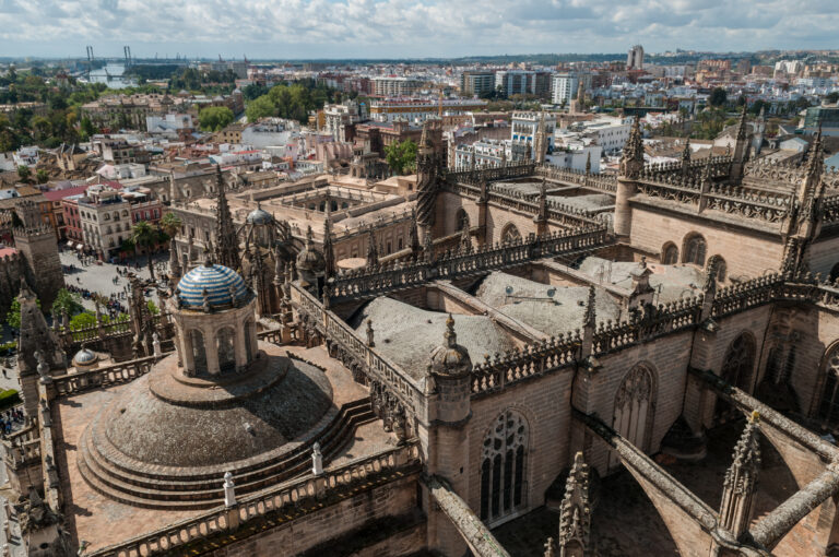 Panoramic view across Seville from the Giralda.
