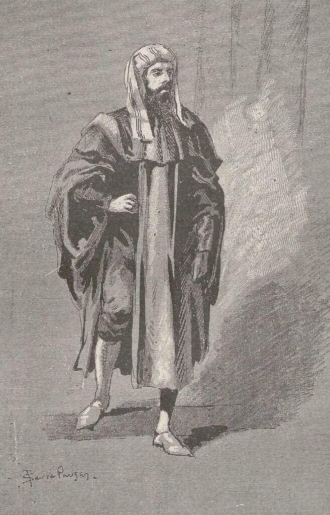 Nineteenth-century Spanish engraving depicting Ibn Tumart.
